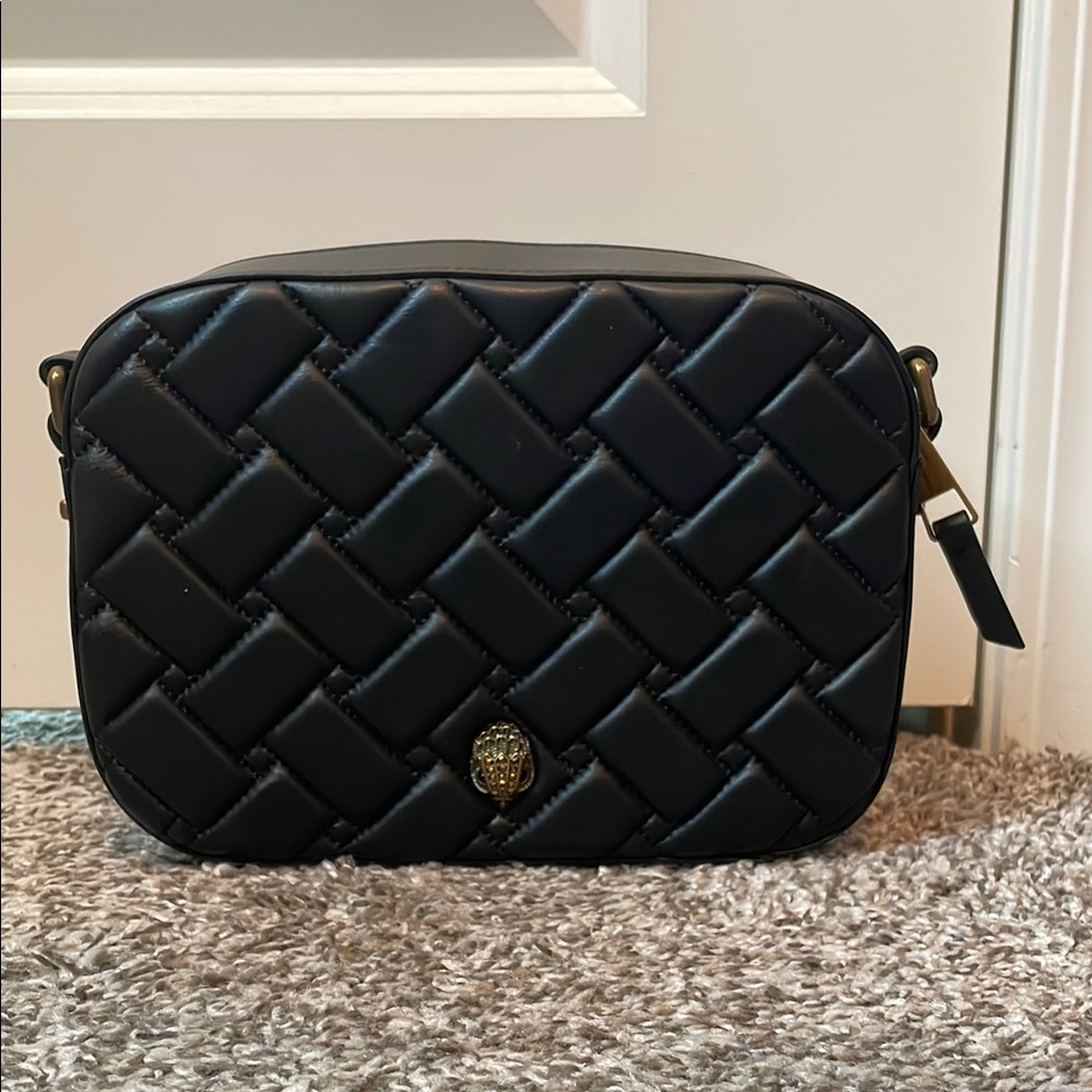 Black Quilted Crossbody Bag